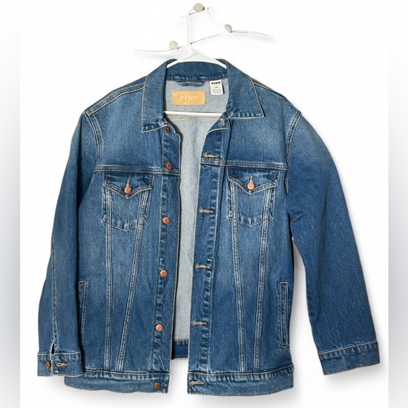 PINK Victoria's Secret Jackets & Blazers - PINK Victoria's Secret Oversized Jean Jacket Sz. M